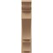 Ekena Millwork 8-in W x 30-in D x 36-in H Balboa Trad Rough Cedar Woodgrain TimberThane Outlooker, Primed Tan OUTUR080X30X36BOA04RCPR - alternate 6